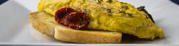 Rezept für Omelette auf glutenfreies Brot - Glutenfreie Rezepte