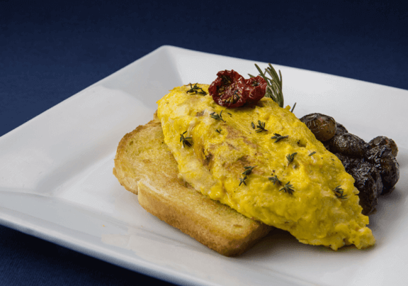 Rezept für Omelette auf glutenfreies Brot - Glutenfreie Rezepte