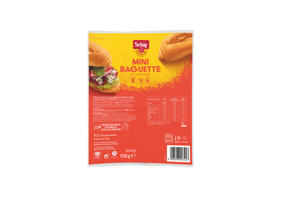 Glutenfreie Minibaguette - Glutenfreies Brot für Gastronomie