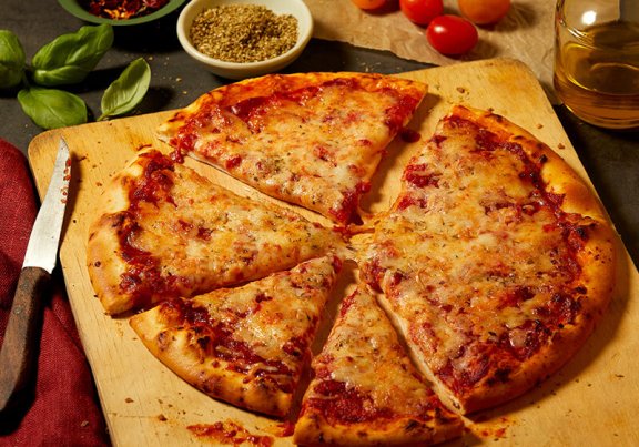 Glutenfreie Pizza Margherita - Glutenfreie Fertigpizza für Gastronomie