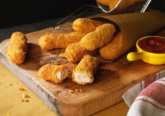 Glutenfreie Hähnchensticks - Glutenfreie Fertiggerichte für Gastronomie