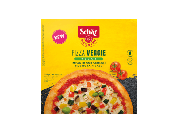 Glutenfreie Gemüsepizza - Glutenfreie Fertigpizza für Gastronomie