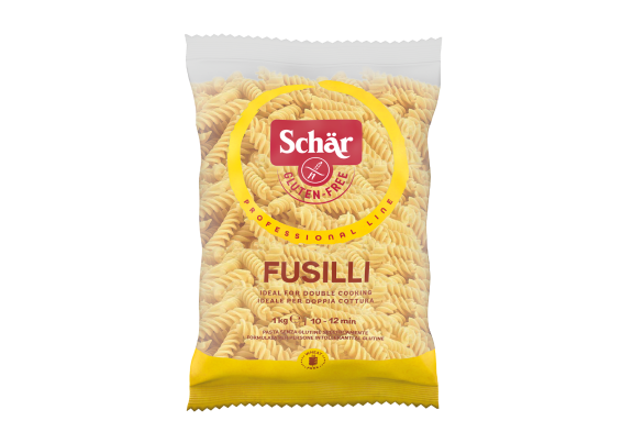Glutenfreie Fusilli - Glutenfreie Nudel für Gastronomie Fusilli senza glutine per celiaci